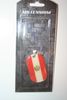 PERU COUNTRY FLAG METAL DOG TAG NECKLACE PENDANT .. NEW