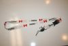 PERU WHITE COUNTRY FLAG LANYARD KEYCHAIN PASSHOLDER ... NEW