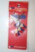 PHILIPPINES 5 COUNTRY FLAG CHARM KEYCHAIN .. NEW