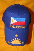PHILIPPINES BLUE COUNTRY FLAG EMBROIDERED HAT BASEBALL CAP .. NEW