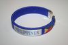 PHILIPPINES BLUE COUNTRY FLAG FLEXIBLE C BRACELET WRISTBAND ... NEW