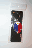 PHILIPPINES OVAL COUNTRY FLAG HIGH QUALITY METAL KEYCHAIN .. NEW