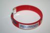 PHILIPPINES RED COUNTRY FLAG FLEXIBLE BRACELET WRISTBAND .. NEW
