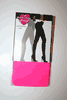 PINK OPAQUE TIGHTS LEGGINGS PANTYHOSE WITH FEET BY MUSIC LEGS...100-175 LBS ... NEW IN PACKAGE