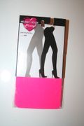 PINK OPAQUE TIGHTS LEGGINGS PANTYHOSE WITH FEET BY MUSIC LEGS...100-175 LBS ... NEW IN PACKAGE
