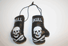 PIRATE SKULL & CROSS BONES MINIATURE BOXING GLOVES TO HANG OVER YOUR CAR MIRROR .. NEW PIRATE SKULL & CROSS BONES MINIATURE BOXING GLOVES TO HANG OVER YOUR CAR MIRROR .. NEW