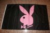 PLAYBOY BUNNY PINK LOGO FLAG ... 3 X 5 FEET .. NEW