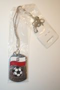 POLAND COUNTRY FLAG SUPER THICK DOG TAG NECKLACE ... FIFA WORLD CUP SOCCER FOOTBALL ... NEW