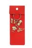 POLAND POLSKA 4 CHARMING DIFFERENT SHAPE DESIGN METAL KEYCHAIN ... NEW