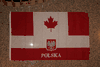 POLAND POLSKA / CANADA COMBO 3' X 5' NATIONAL COUNTRY FLAG BANNER . NEW