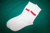 POLAND POLSKA COUNTRY FLAG PAIR OF WHITE HIGH QUALITY DRESS SOCKS .. 2 SIZE AVAILABLE .. MEN'S & WOMEN'S .. NEW IN PACKAGE