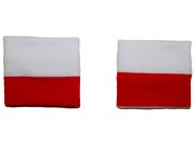 POLAND POLSKA COUNTRY FLAG WRISTBAND SWEATBAND .. FIFA SOCCER WORLD CUP .. GREAT QUALITY .. NEW