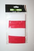 POLAND SET OF 2 COUNTRY FLAG WRISTBANDS SWEATBANDS .. POLSKA .. NEW
