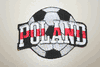POLAND SOCCER BALL FOOTBALL IRON ON PATCH CREST BADGE .. NEW
