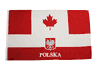 POLAND WITH EAGLE  / CANADA 3' X 5' FEET NATIONAL COUNTRY FLAG