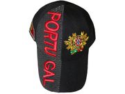 PORTUGAL BLACK COUNTRY FLAG EMBOSSED HAT CAP .. NEW
