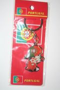 PORTUGAL COUNTRY FLAG BOY METAL KEYCHAIN ... FIFA WORLD CUP SOCCER FOOTBALL .. NEW