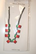 PORTUGAL COUNTRY FLAG  METAL NECKLACE ... FIFA WORLD CUP SOCCER FOOTBALL ... NEW