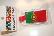 PORTUGAL COUNTRY FLAG PLASTIC LUGGAGE TAG ... NEW