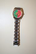 PORTUGAL COUNTRY FLAG QUARTZ WOMENS WATCH .. NEW