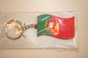 PORTUGAL COUNTRY FLAG SILICONE KEYCHAIN .. NEW