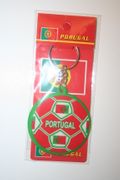 PORTUGAL COUNTRY FLAG SOCCER BALL FOOTBALL KEYCHAIN .. FIFA WORLD CUP .. NEW
