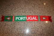 PORTUGAL FIFA WORLD CUP SOCCER FOOTBALL LOGO THIN FLEECE SCARF SCARVES .. NEW