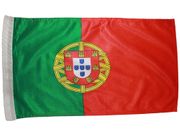 PORTUGAL GREEN RED 12" X 18" INCHES COUNTRY HIGH QUALITY FLAG WITH SLEAVE WITHOUT STICK .. FIFA SOCCER WORLD CUP .. NEW