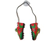 PORTUGAL GREEN RED HANGING SHOES CLEAT WITH SUCTION CUP 5" X 2.5" INCHES FIFA SOCCER WORLD CUP.. NEW