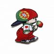 PORTUGAL LITTLE BOY COUNTRY FLAG IRON ON EMBROIDERED PATCH CREST BADGE ... NEW