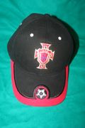 PORTUGAL SANTA MARIA BLACK HAT CAP ... FIFA WORLD CUP SOCCER FOOTBALL .. NEW