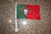 PORTUGAL SANTA MARIA FIFA WORLD CUP LOGO CAR FLAG FOR YOUR AUTOMOBILE WITH POLE .. NEW