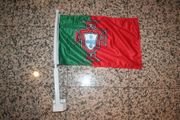 PORTUGAL SANTA MARIA FIFA WORLD CUP LOGO CAR FLAG FOR YOUR AUTOMOBILE WITH POLE .. NEW
