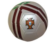 PORTUGAL WHITE WITH GREEN BROWN STRIPES FIFA SOCCER WORLD CUP BALL SIZE 5 .. NEW