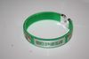 PRINCE EDWARD ISLAND PEI GREEN PROVINCIAL FLAG FLEXIBLE  C BRACELET WRISTBAND .. NEW