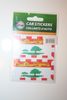 PRINCE EDWARD ISLAND PROVINCIAL FLAG SET OF CAR BUMPER STICKERS DECAL EMBLEM... PEI CANADA .. NEW