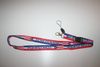 PUERTO RICO COUNTRY FLAG LANYARD KEYCHAIN PASSHOLDER .. NEW