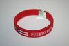 PUERTO RICO RED COUNTRY FLAG FLEXIBLE C BRACELET WRISTBAND .. NEW