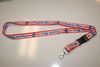 PUERTO RICO WHITE & RED COUNTRY FLAG LANYARD KEYCHAIN PASSHOLDER ... NEW