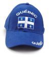 QUEBEC BLUE PROVINCIAL FLAG ADULT HAT CAP ... CANADIAN PROVINCE .. NEW