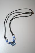 QUEBEC CANADIAN PROVINCE FLAG METAL NECKLACE CHOKER .. NEW