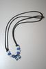 QUEBEC CANADIAN PROVINCE FLAG METAL NECKLACE CHOKER .. NEW