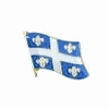 QUEBEC FLAG SMALL METAL LAPEL PIN BADGE .. CANADIAN PROVINCE .. NEW