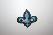QUEBEC FLEUR DE LYS IRON ON EMBROIDERED PATCH CREST BADGE .. NEW