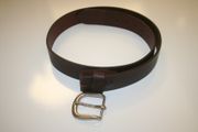 REAL LEATHER MADE IN CANADA BROWN BELT WITH REMOVABLE BELT BUCKLE ... NEW