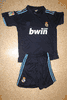 REAL MADRID ADULT SOCCER FOOTBALL BLUE JERSEY WITH SHORTS 2009/10 .. NEW
