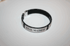 REAL MADRID FC FOOTBALL CLUB SOCCER BLACK C BRACELET WRISTBAND .. NEW