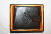 REAL MADRID FOOTBALL CLUB BLACK LEATHER WALLET .. SOCCER .. NEW