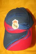 REAL MADRID FOOTBALL CLUB BLUE & RED HAT CAP ... NEW