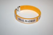 REAL MADRID FOOTBALL CLUB FC SOCCER YELLOW C BRACELET WRISTBAND .. NEW